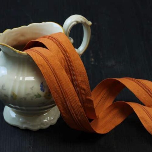 Endlos Reißverschluss 3mm und 5mm Terracotta