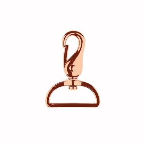 2 Karabiner: 4cm Metall Roségold