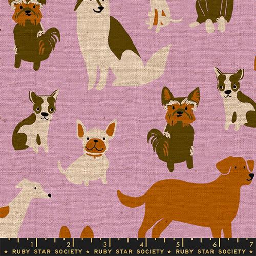 Ruby Star Society: Canvas "Dog Park Linen Macaron"