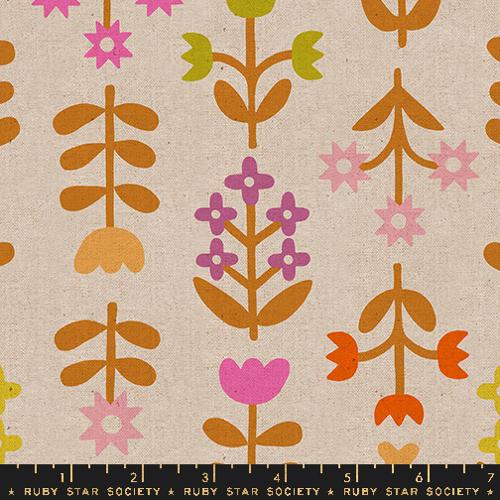 Ruby Star Society: Canvas "Favorite Flowers" Canvas Natural