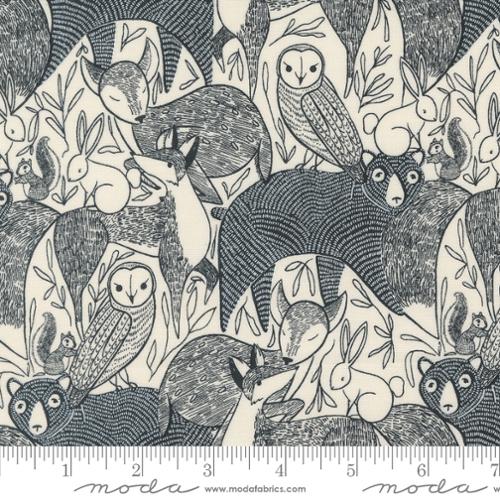 Moda: Woodland Wonder Midnight Waldtiere hell