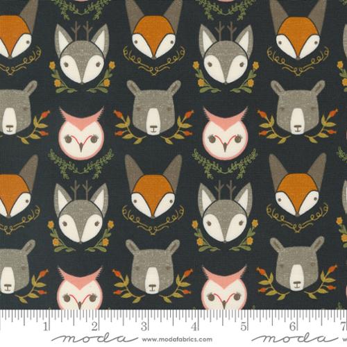 Moda: Woodland Wonder Midnight Waldtiere dunkel