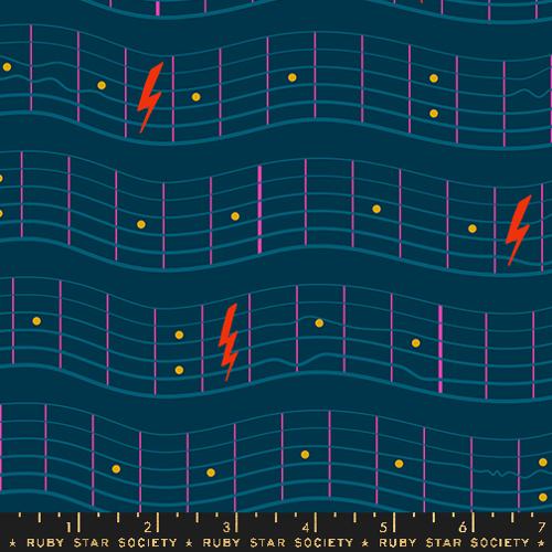 Ruby Star Society: "Teddy and the Bears" Fretboard Music Teal