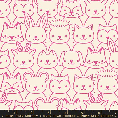 Ruby Star Society: "Woodland Park" Raspberry Animals