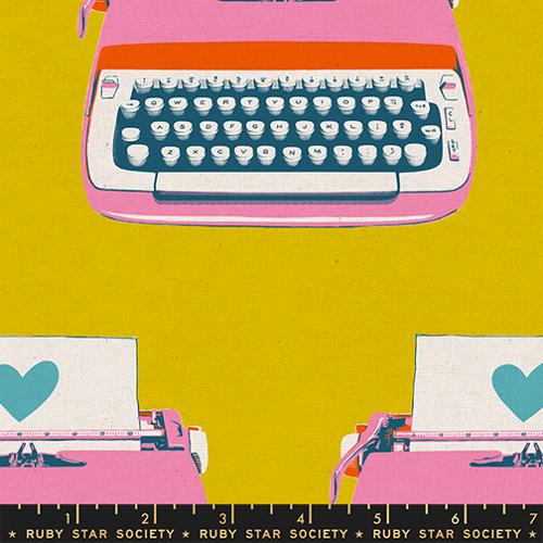 VORBESTELLUNG: Ruby Star Society: "Best Day Ever" Typewriter Golden Canvas