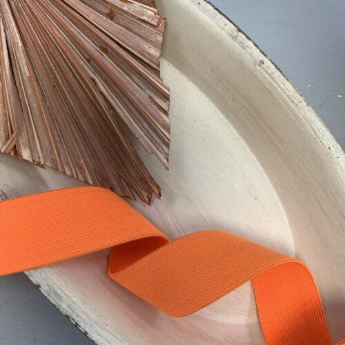1m weiches Gummiband: 3cm neonorange