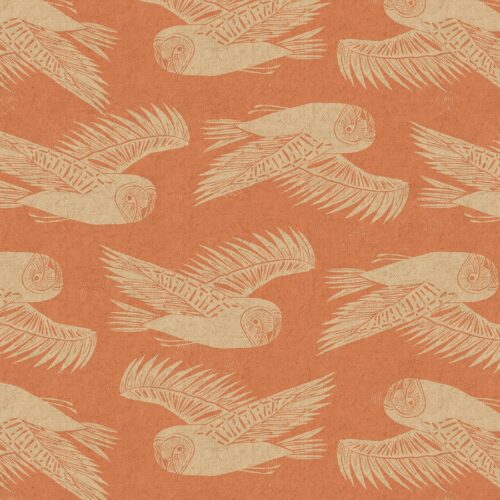 Cotton and Steel: "Twin Hills" Barn Owl
