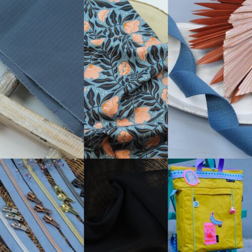 Nähset: Rucksacktasche Elsbag "Organic Jeansblau + Moda"