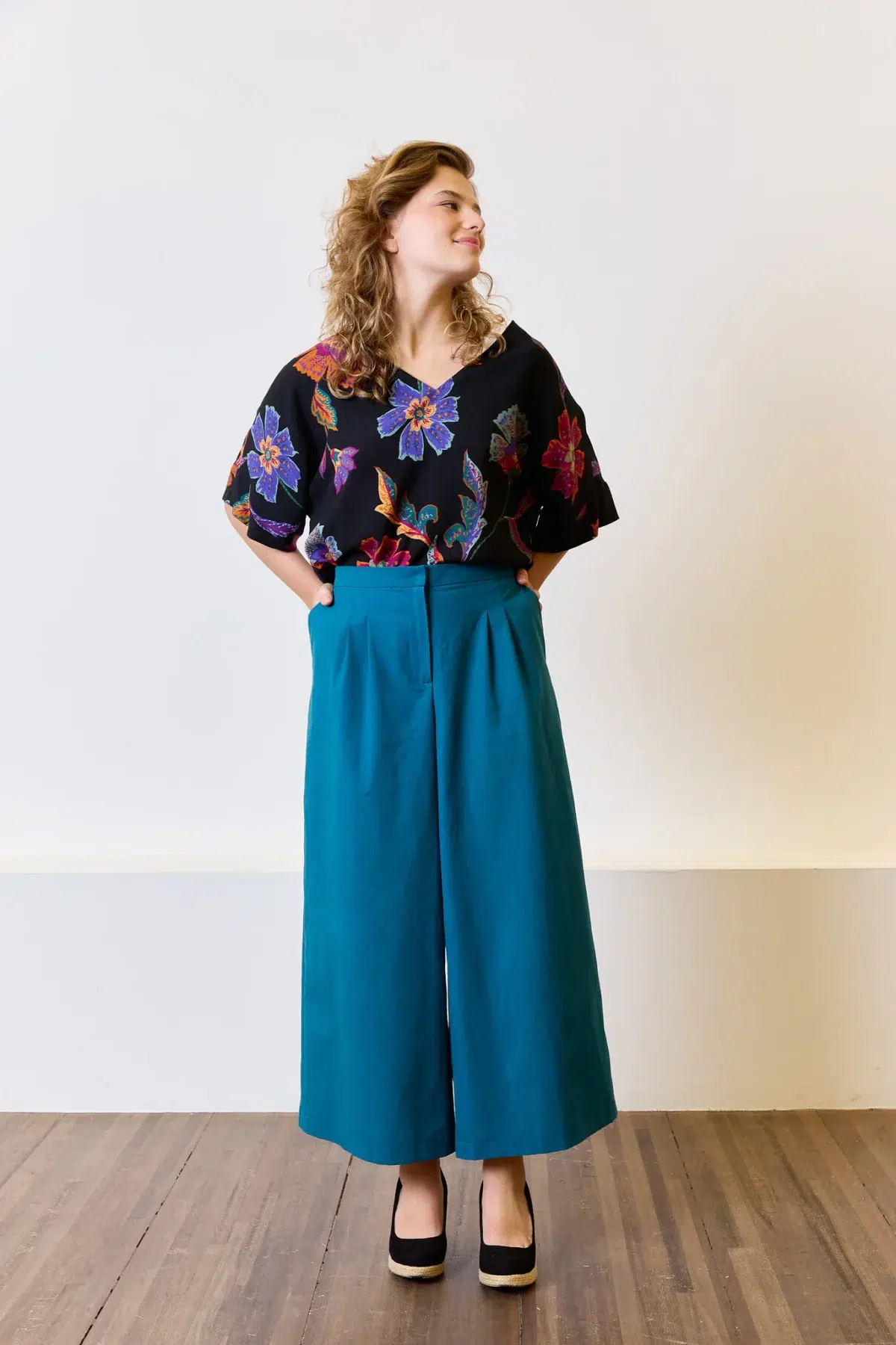 VORBESTELLUNG: Atelier Jupe: "Emerald Green Organic Cotton Poplin" – Bild 2