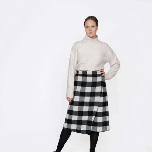 Schnittmuster: The Assembly Line "Asymmetric Midi Skirt XS-L"