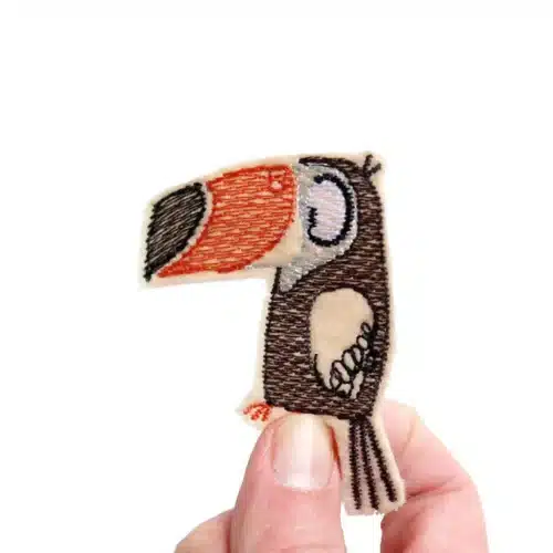 Halfbird: Aufnäher "Tukan" | Bügelflicken