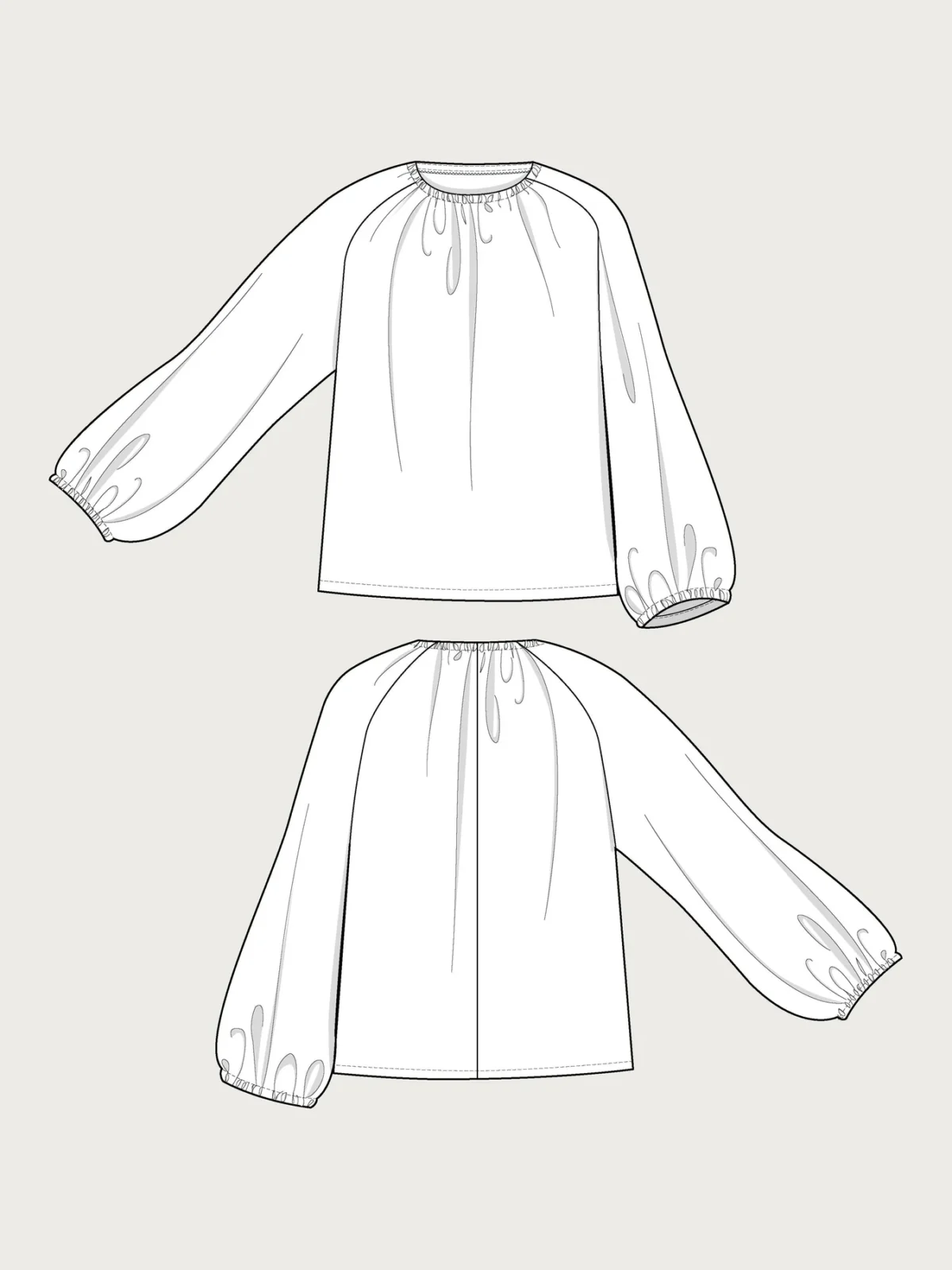 Schnittmuster: The Assembly Line "Billow Blouse XS-L" – Bild 2