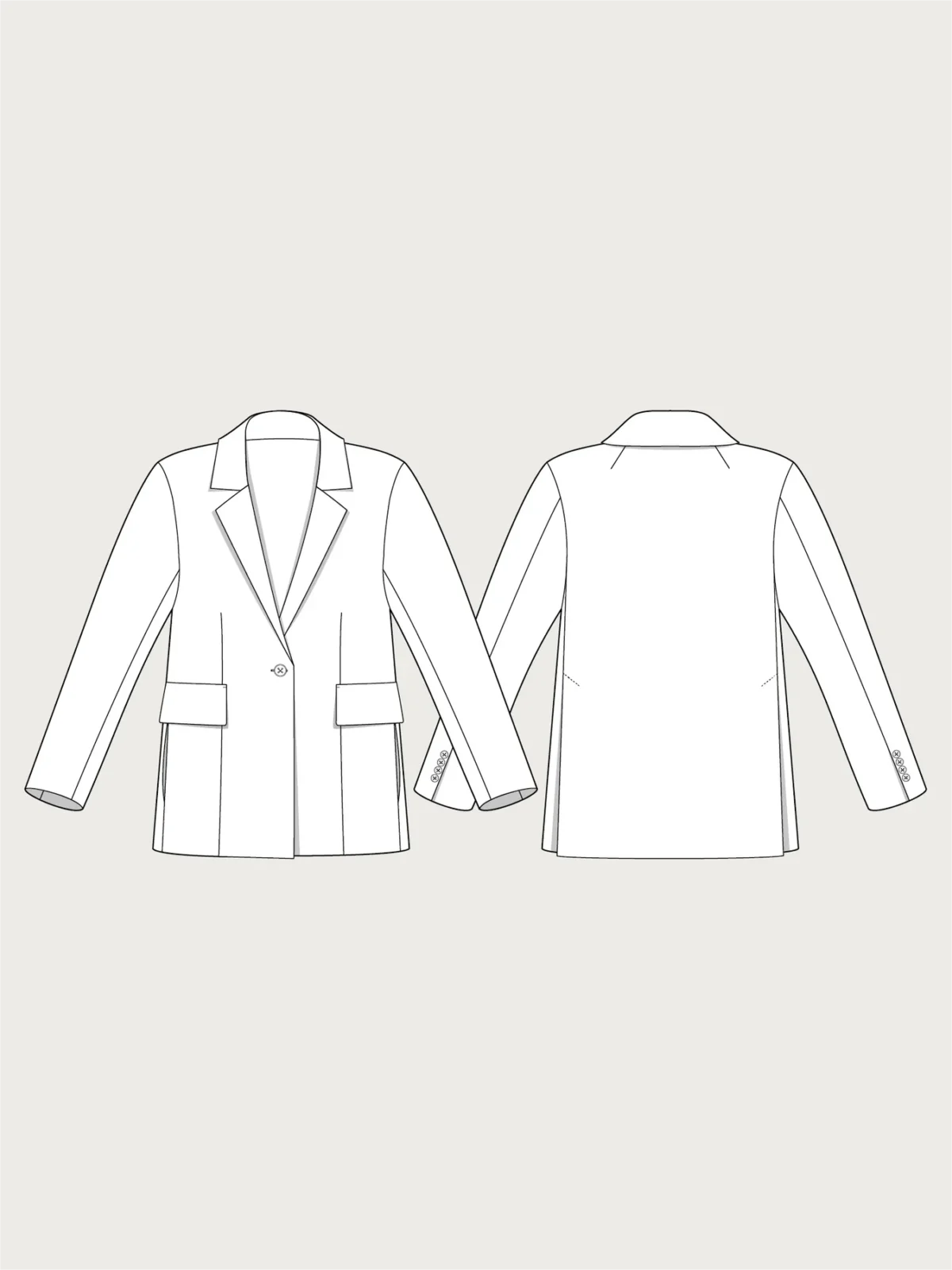 Schnittmuster: The Assembly Line "Blazer XS-L" – Bild 2
