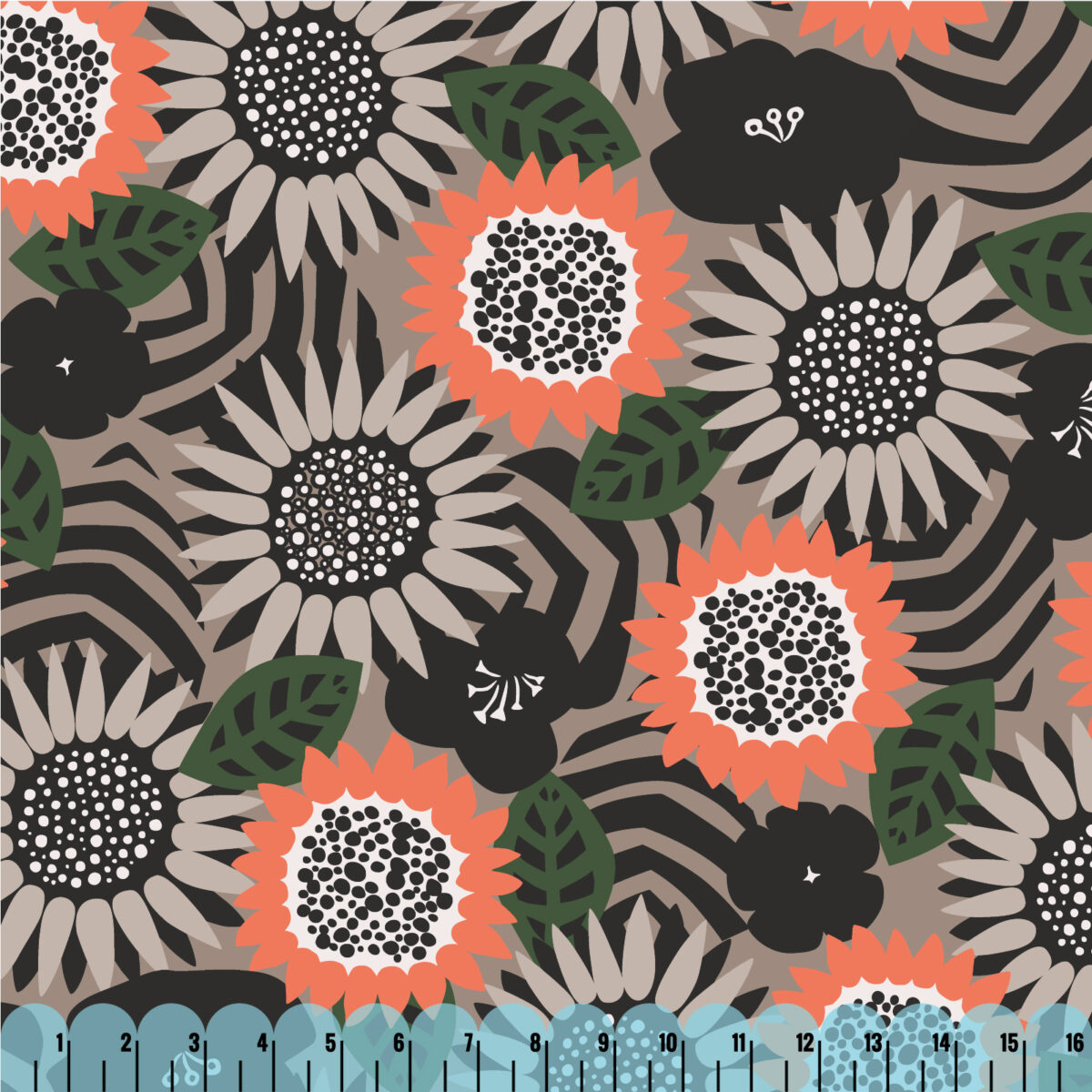Cloud 9: Modal Rayon "Coexisting" Wild flowers – Bild 2