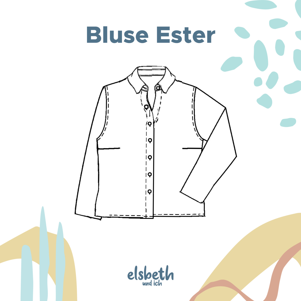 Papierschnittmuster: "Bluse Ester"
