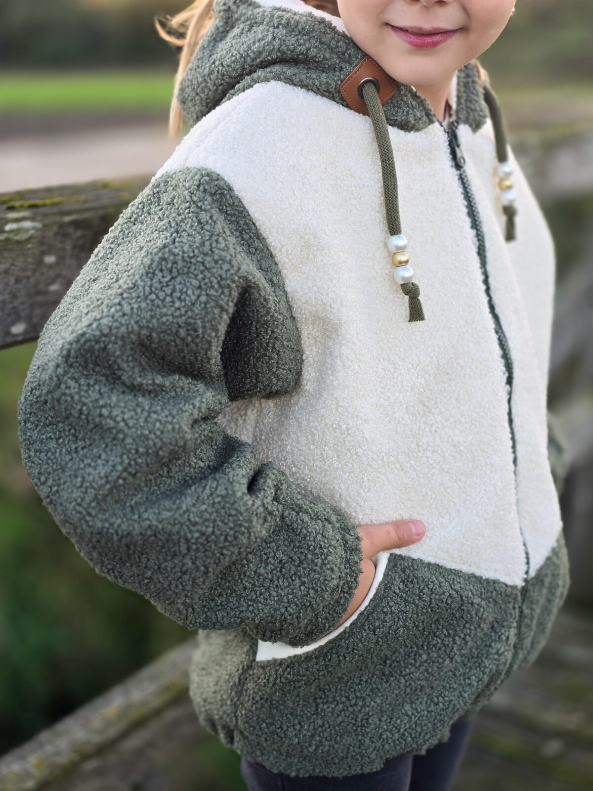 Swafing Teddy-Bouclé: "Kodiak" Dunkelgrau – Bild 2