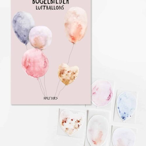 Halfbird: Bügelbild Luftballons