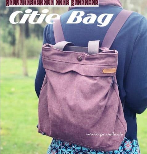 Prülla: Schnittmuster Rucksacktasche "Citie Bag"