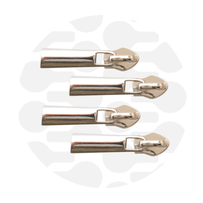 Zipper Zoo: 4 Stück Classic Zipper Slider 6mm – Bild 3