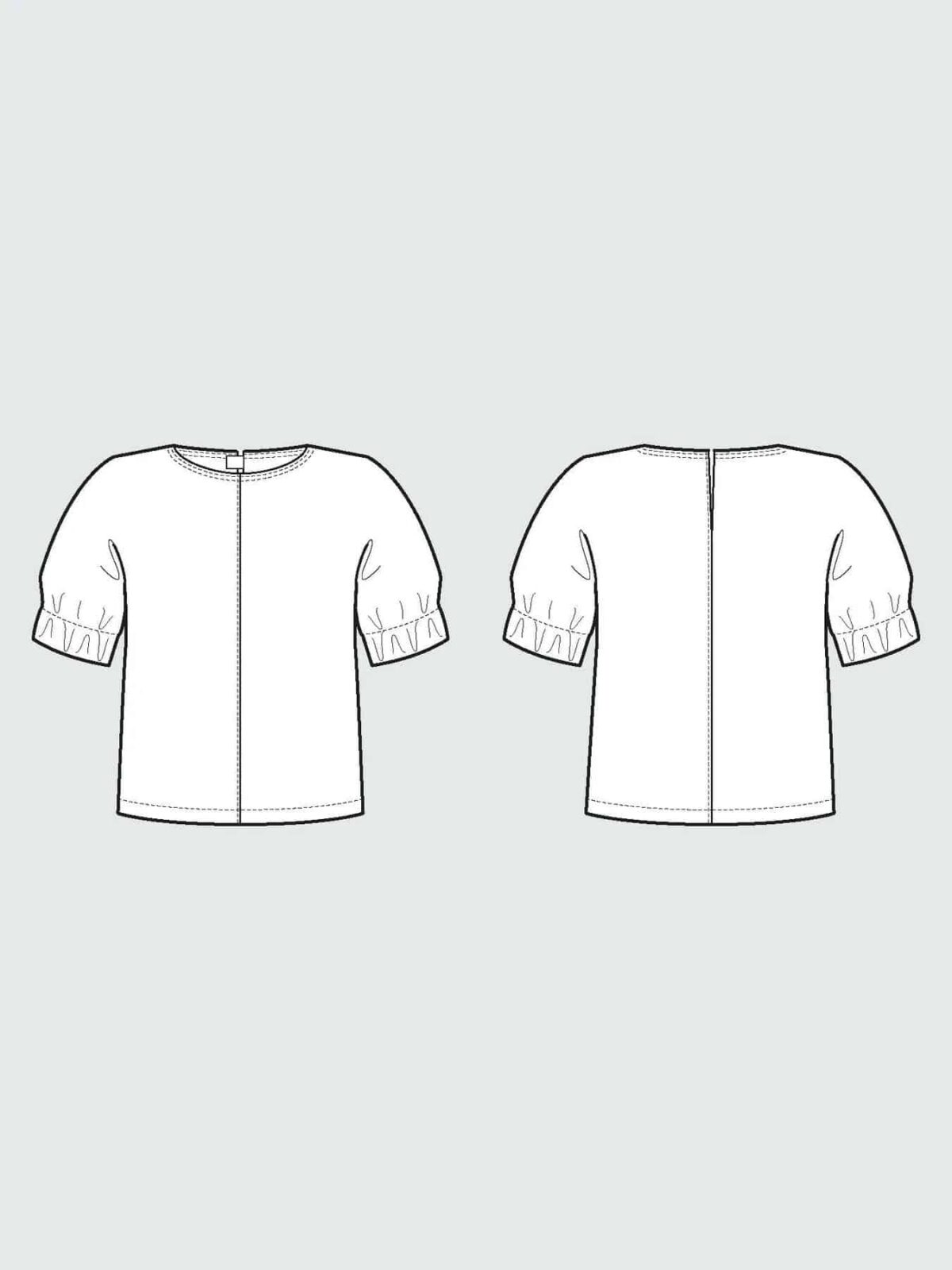 Schnittmuster: The Assembly Line "Cuff Top Mini" 4-10 Jahre – Bild 5