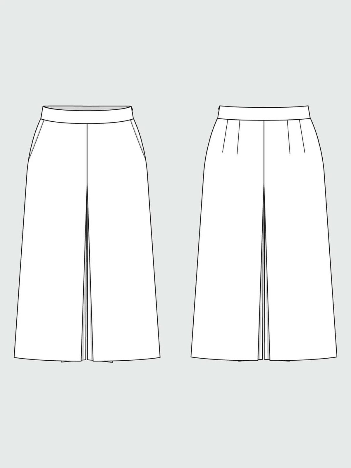 Schnittmuster: The Assembly Line "Culottes" XL-3XL – Bild 4