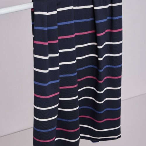 Meet Milk: Nova Stripe Modaljersey - Dark Navy