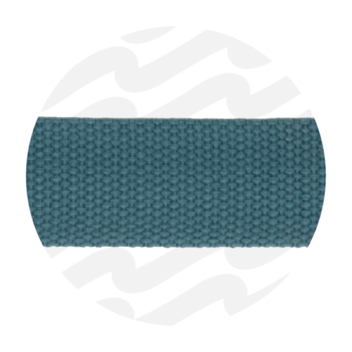 Baumwollgurtband 2,5cm breit: Dark Petrol
