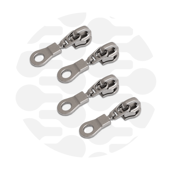 Zipper Zoo: 4 Stück Donut Zipper Slider 6mm – Bild 3