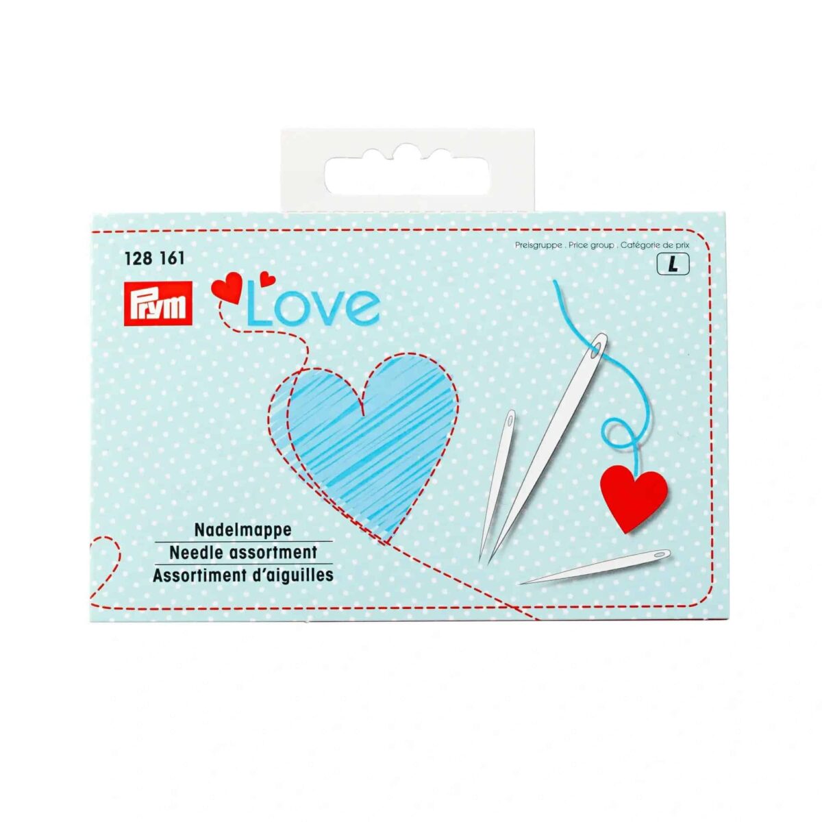 Prym Love: Nadelmappe mit 29 Näh- und Stopfnadeln und Einfädler