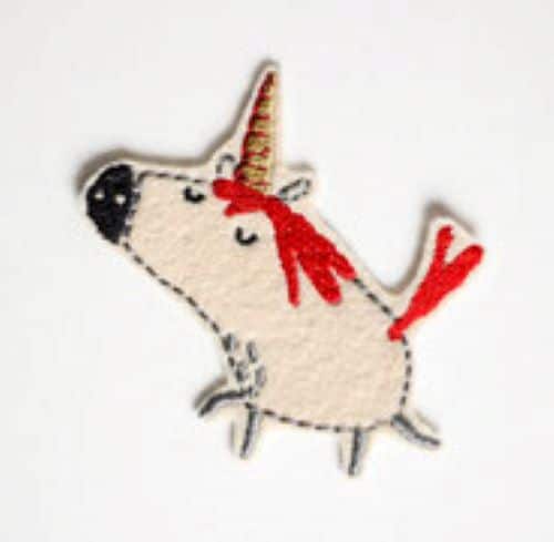 Halfbird: Aufnäher Einhorn