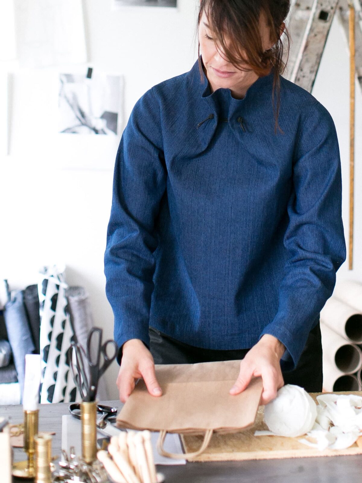 Schnittmuster: The Assembly Line "Elastic Tie Sweater" XL-3XL
