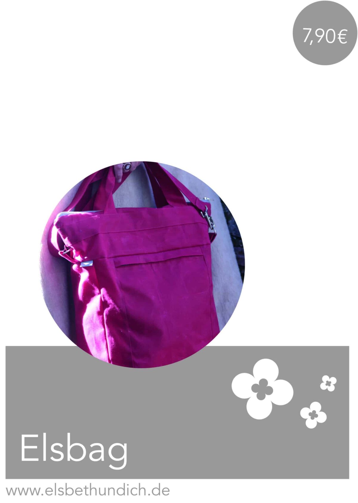 Nähset: Rucksacktasche Elsbag "Wine FCF free + Cloud9" – Bild 2