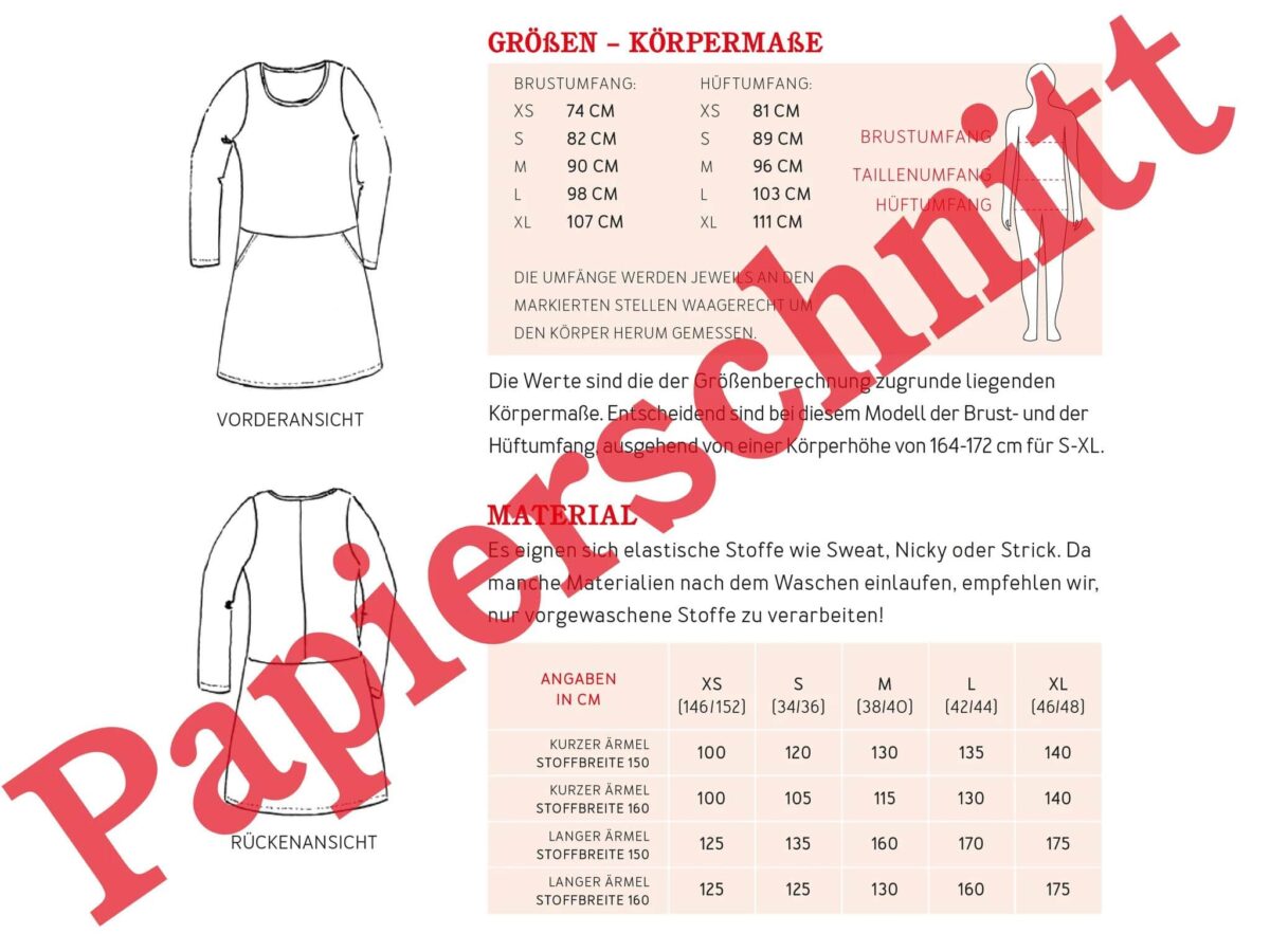 Schnittmuster: Studio Schnittreif "Frau Fannie" – Bild 2