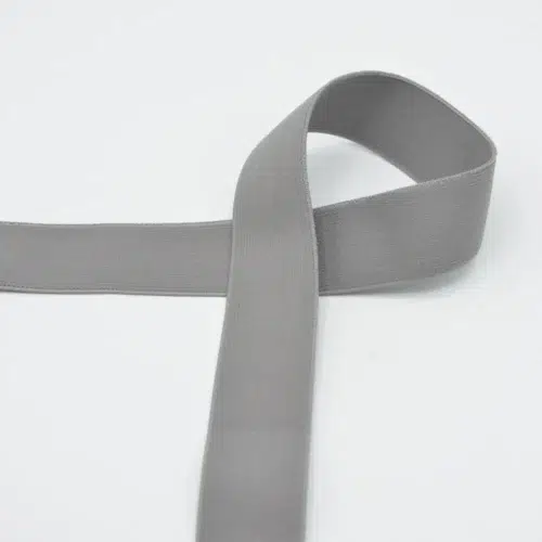 1m weiches Gummiband: 4cm grau