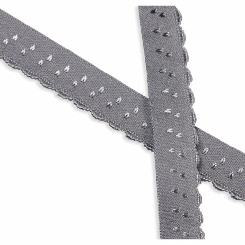 Gummilitze Grau 1,2cm
