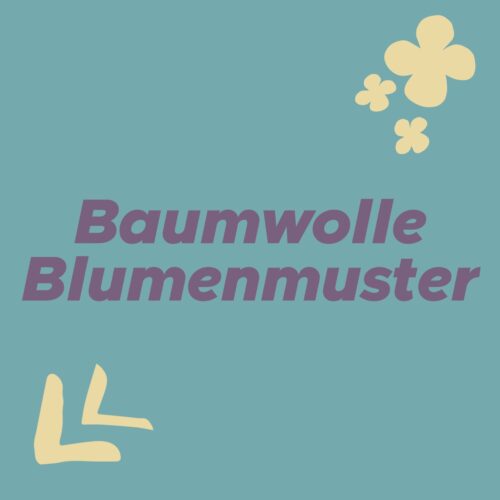 Baumwolle Blumenmuster