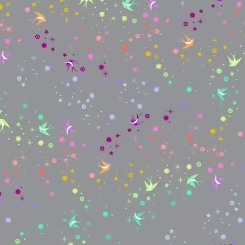 Vorbestellung: Graywork von Tula Pink – Fantasievolle Stoffserie in Graustufen "Fairy Dust Shadow"
