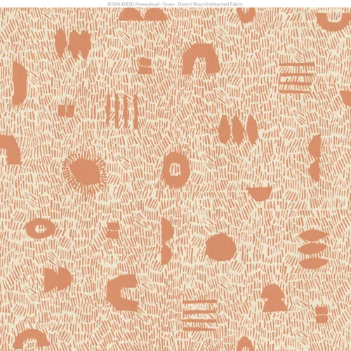 Cotton and Steel: "Homstead" Grass Desert rose***Reststück 0,70m***