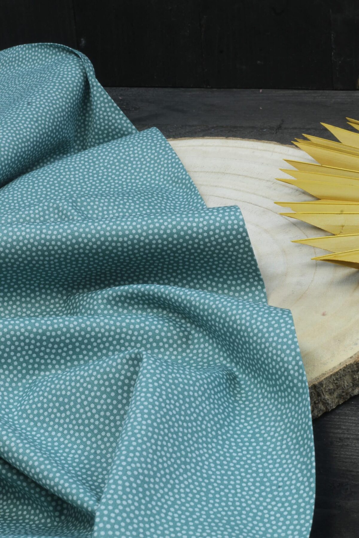 Swafing: Baumwollle "Dotty" Dusty Mint