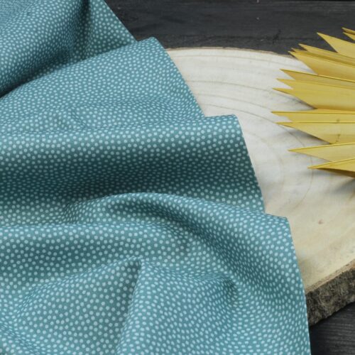 Swafing: Baumwollle "Dotty" Dusty Mint