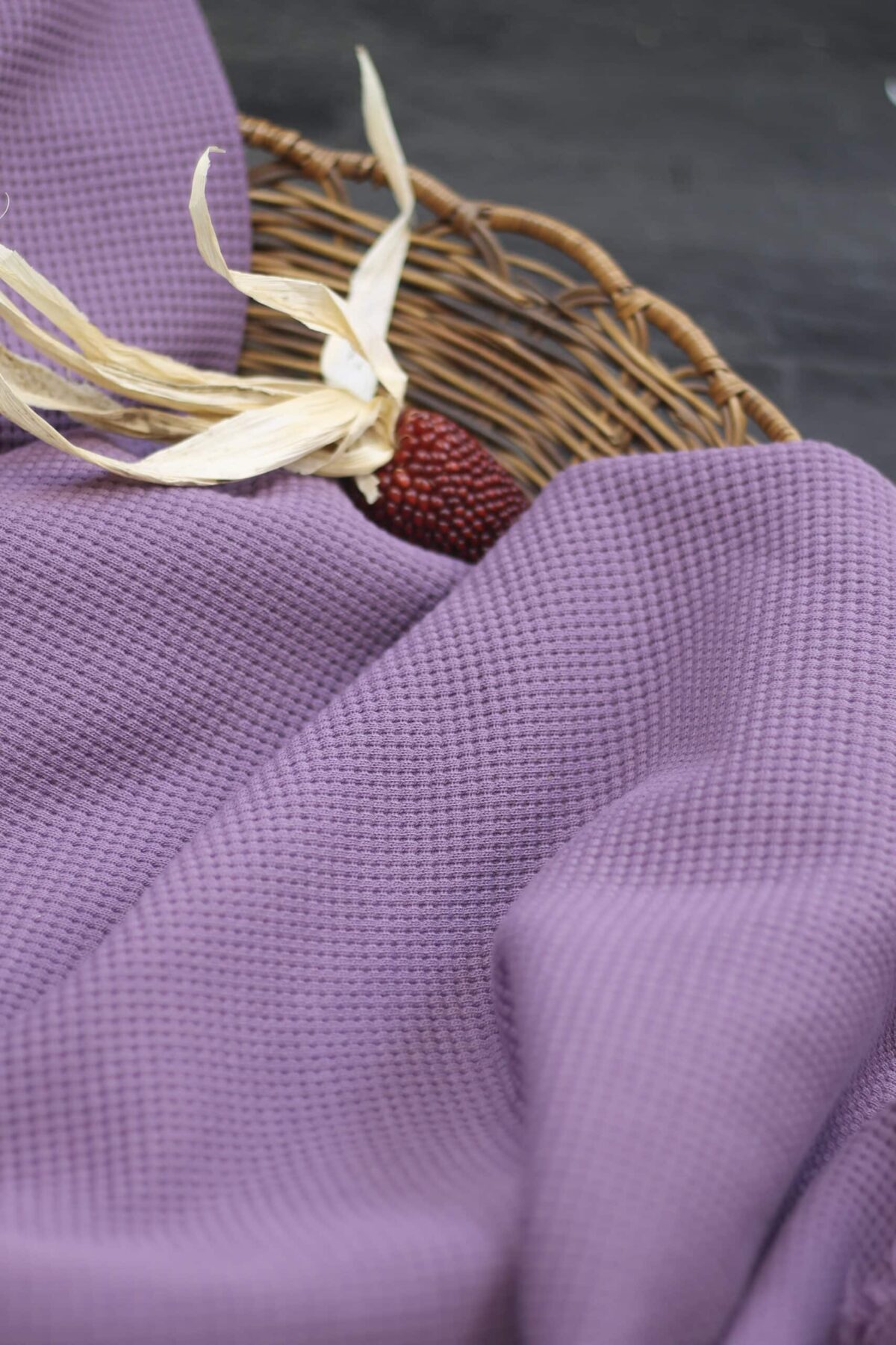 Waffeljersey Swafing "Oslo" Flieder
