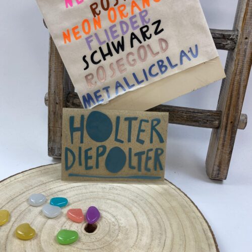 Plott "Holterdiepolter" in 11 verschiedenen Farben