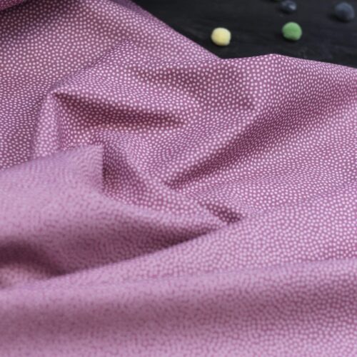Swafing: Baumwolle "Dotty" Wilde Punkte Mauve