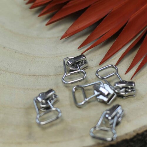 Zipper 6,5mm Modell 4 Loop Silber