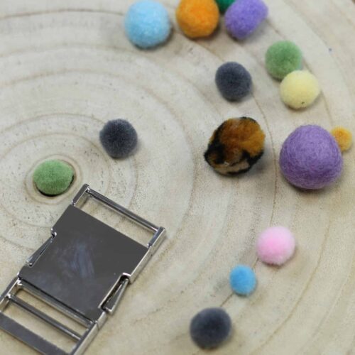 Steckschnalle für Gurte 3cm Metall silber