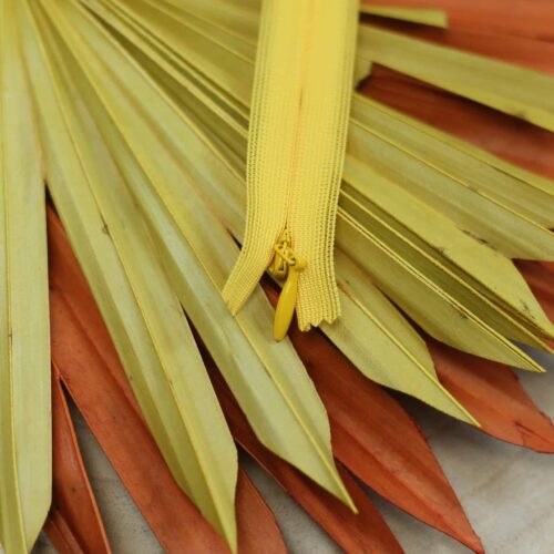 YKK: Reißverschluss nahtverdeckt "Farbe Gelb 506" 22-60cm