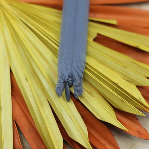 YKK: Reißverschluss nahtverdeckt "Farbe Grau 578" 22-60cm