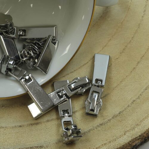 Zipper 6,5mm Modell 3 Silber