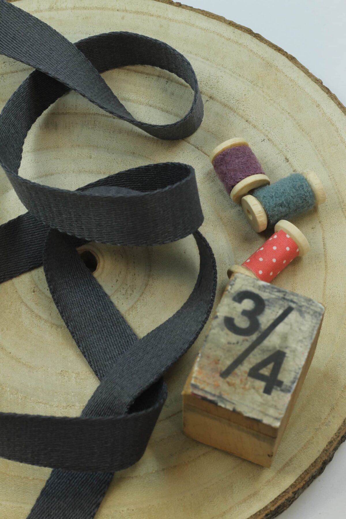 Gurtband 25mm breit: Anthrazit