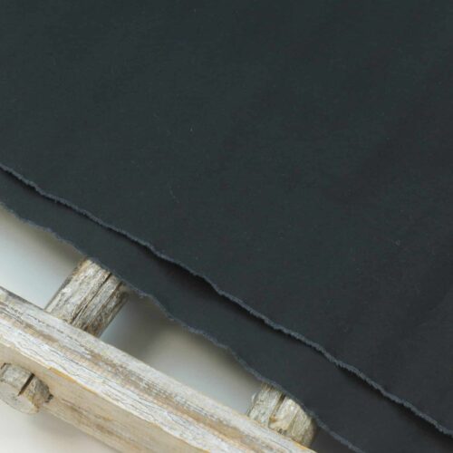 Dry Oilskin: Gewachste Baumwolle "Black" PFC frei